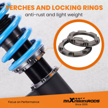 MaXpeedingrods Racing suspensions filetées compatibles avec compatible pour Tesla Model 3 RWD 17-23